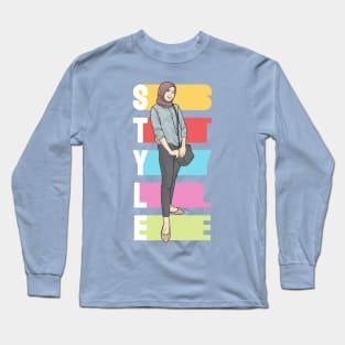 Sweet Light Blue Long Sleeve T-Shirt